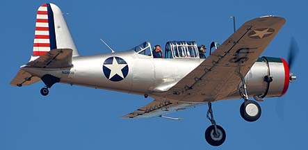 Vultee BT-13A Vibrator N2808, Copperstate Fly-in, October 26, 2013